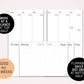 Personal TN DUTCH DOOR STYLE MONTHLY-WEEKLY-DAILY DOT GRID TN Printable Booklet Set