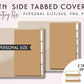 Personal TN SIDE TABBED COVERS KIT Cutting Files Set