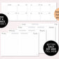 Standard DUTCH DOOR Style Size Monthly-Weekly-Daily Dot Grid TN Printable Booklet Set