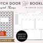 Cahier DUTCH DOOR Style Monthly-Weekly-Daily Dot Grid TN Printable Booklet Insert