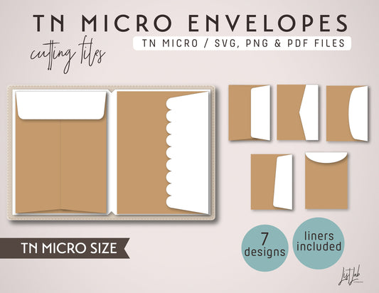 Micro TN ENVELOPES Cutting Files Set