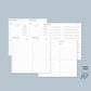 Standard PRODUCTIVITY KIT TN Printable Planner Insert Set