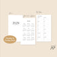 Aug 2023 - Dec 2024 Personal Ring Yearly/Monthly/Weekly Vertical Printable Set