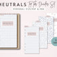 Personal Ring TOP TABS Printable Dashboards Set