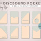 Mini Discbound PLANNER POCKETS Cutting Files Set