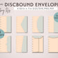 Mini Discbound PLANNER ENVELOPES Cutting Files Set