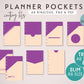 A6 Ring PLANNER POCKETS Cutting Files Set