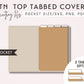 Pocket TN TOP TABBED COVERS Kit Cutting Files Set