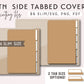B6 Slim TN SIDE TABBED COVERS Kit Cutting Files Set