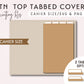Cahier TN TOP TABBED COVERS Cutting Files Set