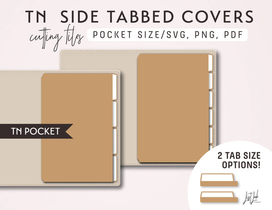 Pocket TN SIDE TABBED COVERS Kit Cutting Files Set