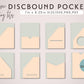 Classic Discbound PLANNER POCKETS Cutting Files Set