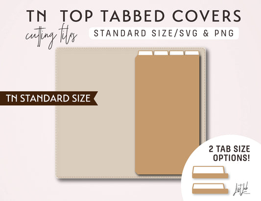 Standard TN TOP TABBED COVERS Kit Cutting Files Set