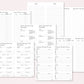 Standard ESSENTIAL OILS Planner Journal Kit TN Printable Booklet Insert Set