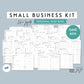 Personal Wide Ring SMALL BUSINESS KIT Printable Insert Set