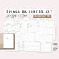 Passport TN SMALL BUSINESS Kit Printable Insert Set