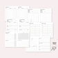 ECLP / A5 Wide Ring HOME MANAGEMENT KIT Printable Insert Set
